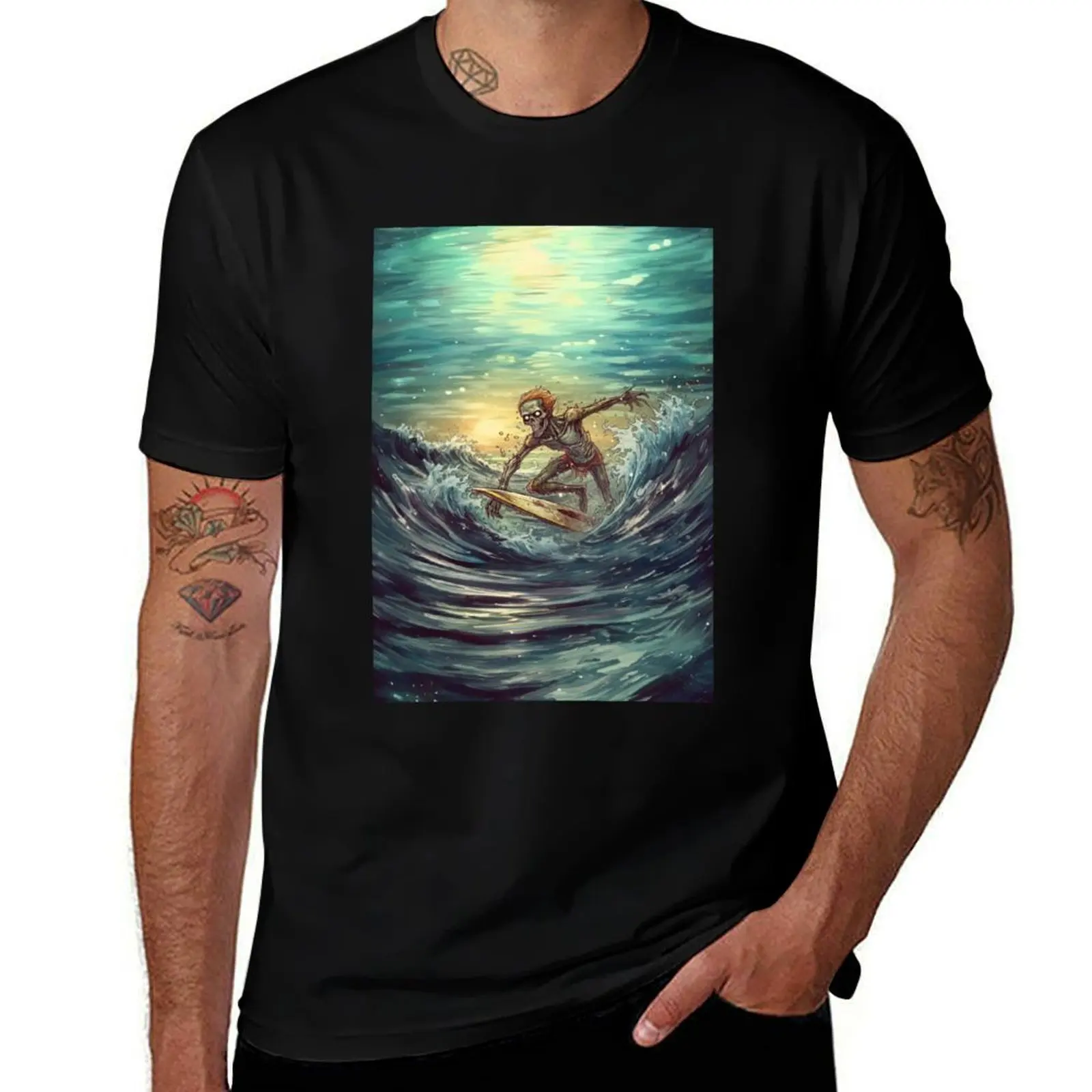 

Zombie Surfer 6 T-Shirt blanks anime shirt funny costumes oversized t shirt heavy weight t shirts for men