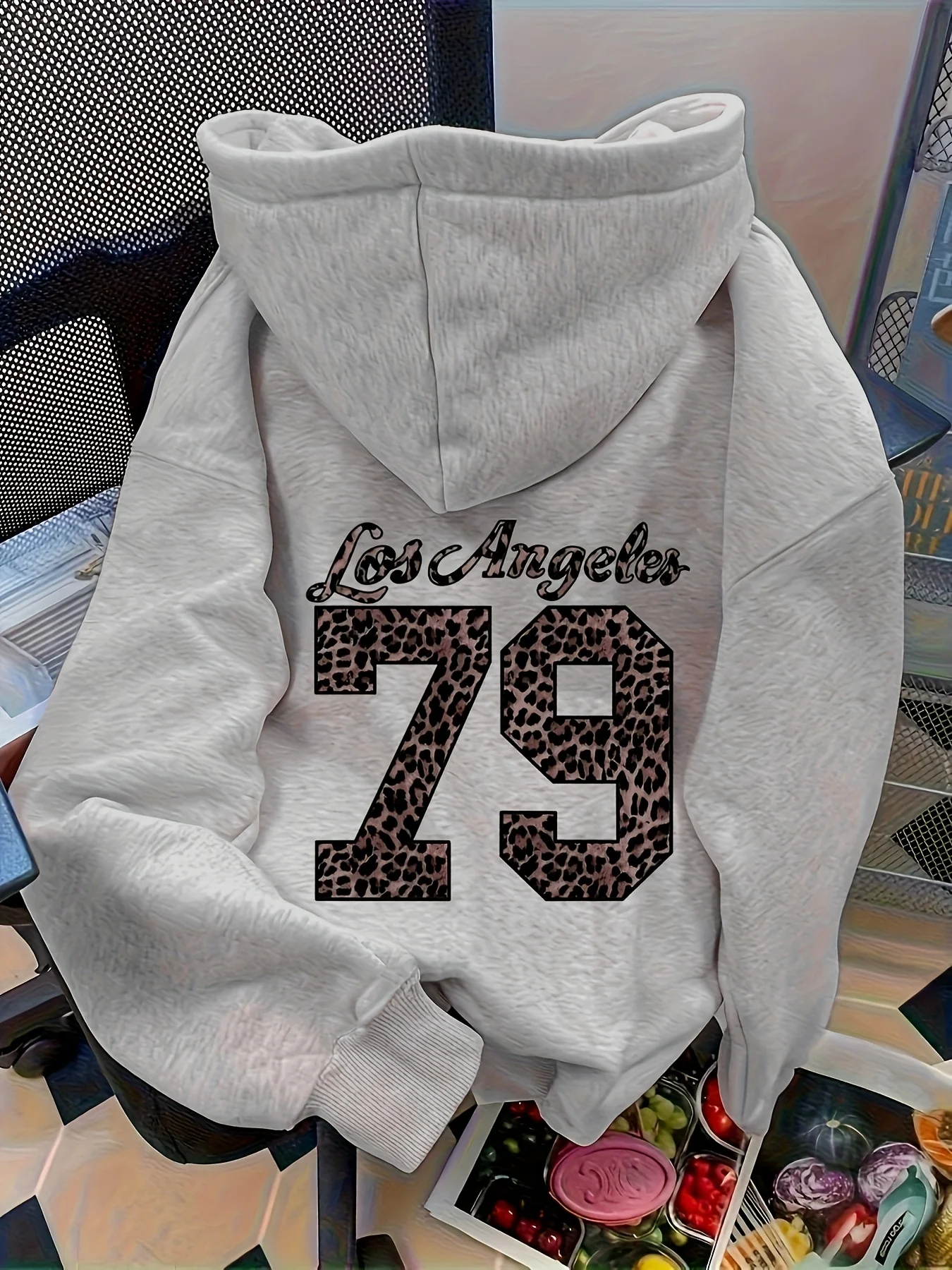 Women's Hoodie Pullover Sweatshirt with Australian Surf Graphic Bondi Beach EST 1851 Relaxed Fit Hooded Sweatshirt  Casual Top