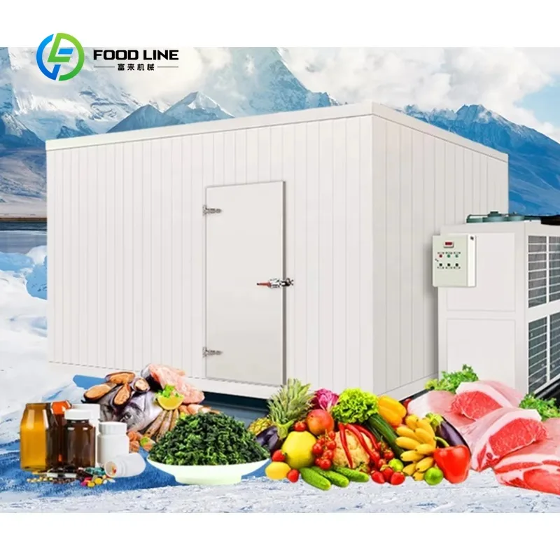 Customized Cold Storage Freezer Room, Constant Temperature Warehouse for Vegetables Fruits Agricultural Food Fresh Keeping