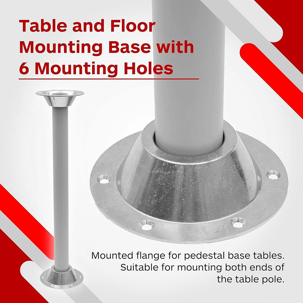 

RV Table Base Mount Boat Table Pedestal Adjustable Camper Table Leg Base Detachable RV Table Legs for Boats Trailers RVS RV