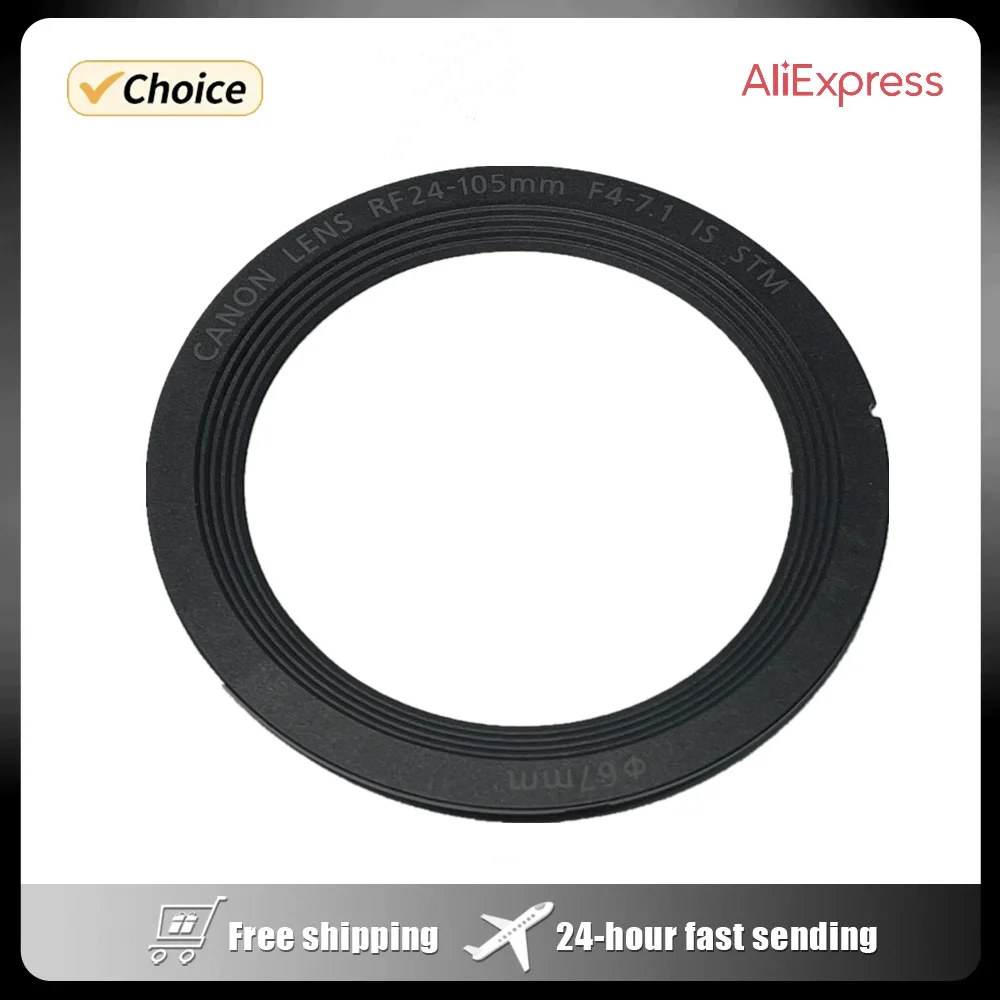 NEW Original For Canon RF 24-105mm F4-7.1 IS STM Name Plate Sheet Cap Cover Lens Front Nameplate Label Ring YB2-9867
