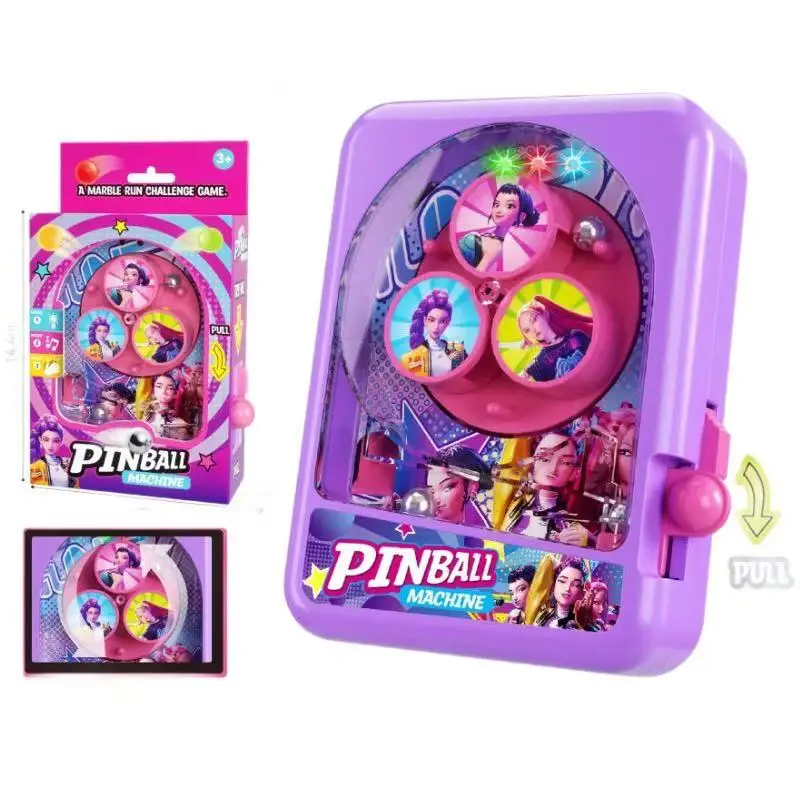 

Hunter's Magic Girl Team Light Sound Effect Rotating Marble Game Machine Children's Holiday Toy Gift Christmas New Year Gift