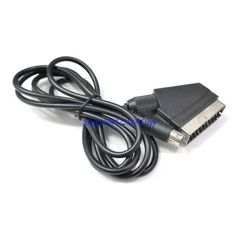 P9FA Real RGB Scart Cable Game Replace Cable 6ft for Dreamcast view 3