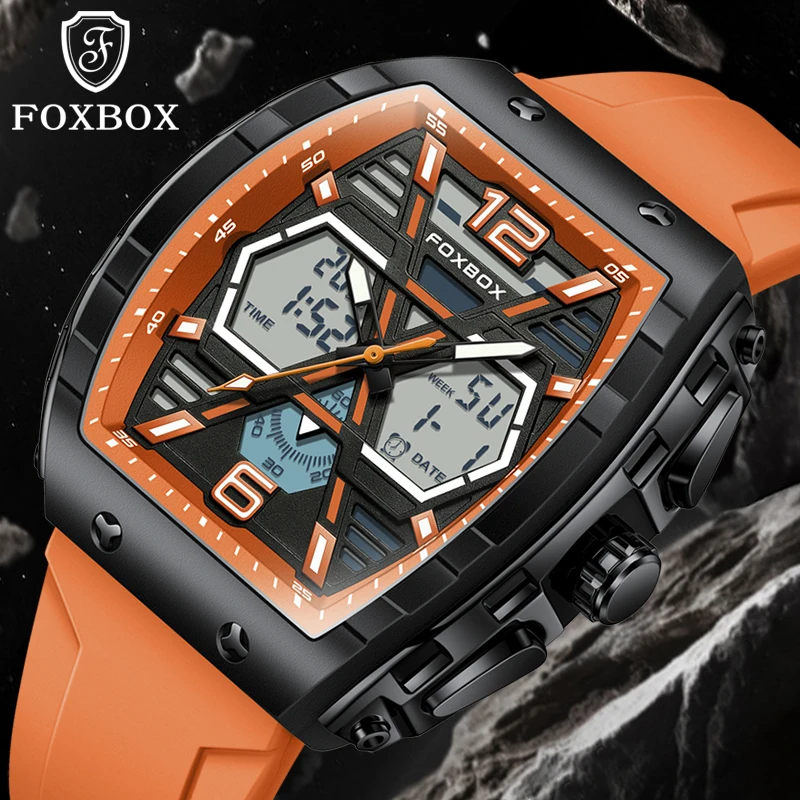 

LIGE Military Men Watch 30m Waterproof Wristwatch LED Quartz Clock Sport Watch Male Big Digital Watches Men Relogios Masculino