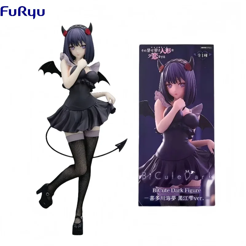 Na Stanie 100% Oryginalna Figurka FuRyu BiCute Dark My Dress-Up Darling Marin Kitagawa Shizuku Kuroe Devil, Kolekcjonerska Dekoracja, Prezent — 2