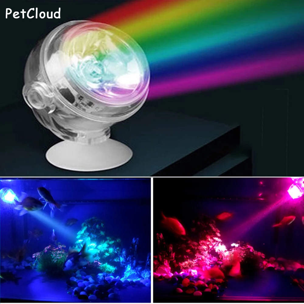 

Aquarium Decoration Colorful LED Spot Light Underwater Lamp For Coral Reef Fish Tank Water Tanks Lightings Supplies PetCloud