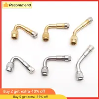 1Pcs 45 90 135 Degree Angle Bent Valve Adaptor Tyre Tube Valve Extension Adapter for Motorcycle Truck Car Moto Bike