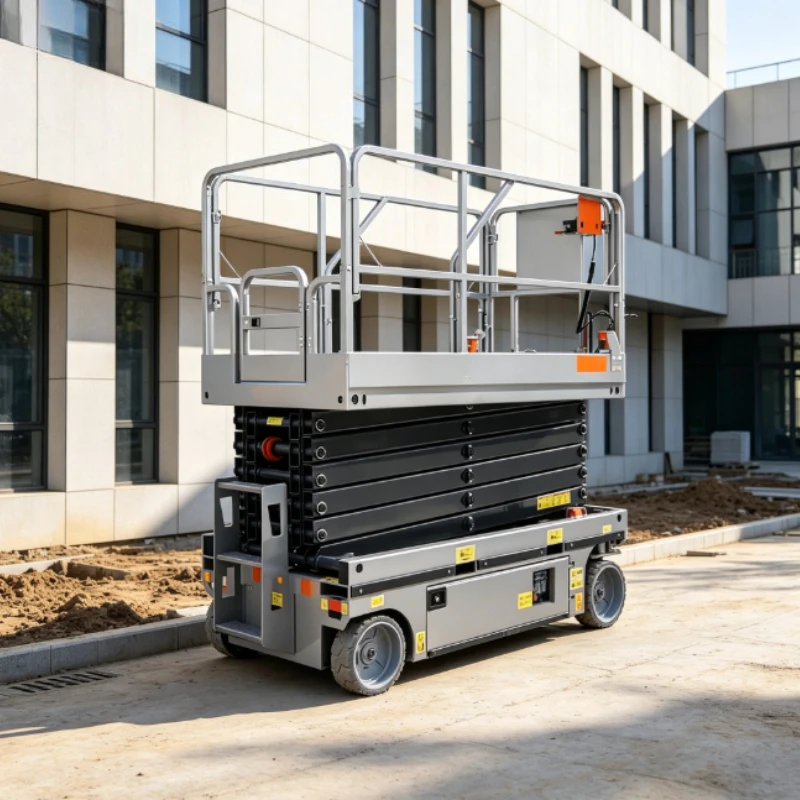 10m Self-propelled Battery Driven Mobile Lifting Scissor Lift Hydraulic Aerial Platform Construction Repair Machine