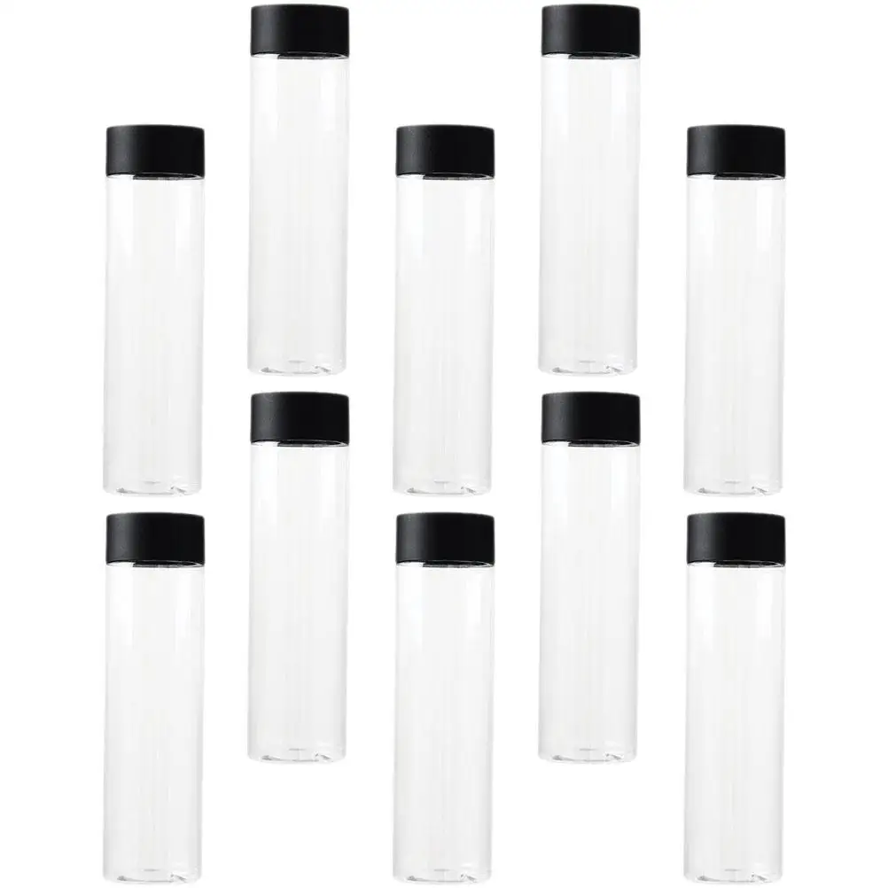 

10 Pcs Practical PET Plastic Drink Bottles Clear Empty Dispensing Multi Functional Beverage Kitchen Gadgets Set Water Juice
