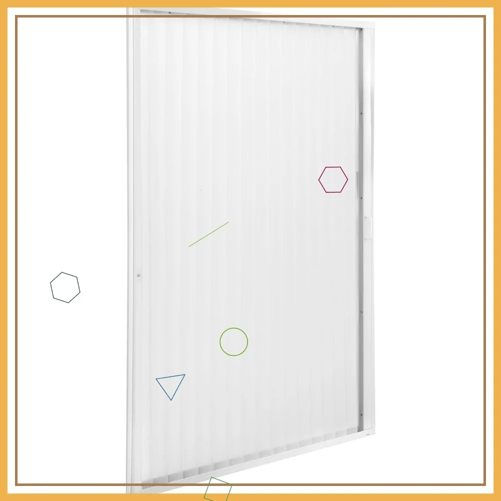 

Складная душевая дверь, раздвижная, выдвижная, без морщин, белая, 48x67 дюймов, для кемпинга на колесах