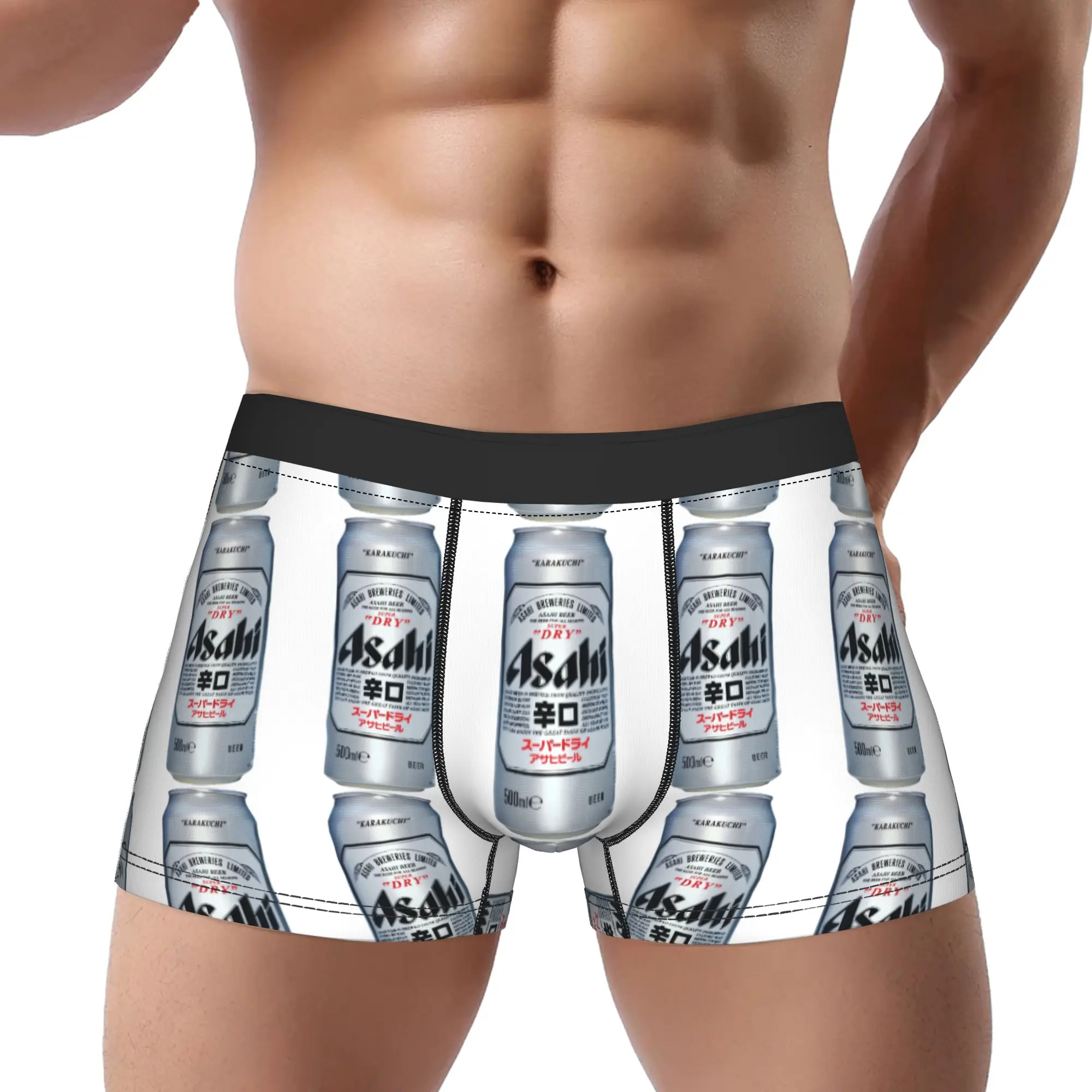 aAsahi Super Dry Karakuchi Can  aAsahi Underpants Homme Panties Men's Underwear Comfortable Shorts Boxer Briefs