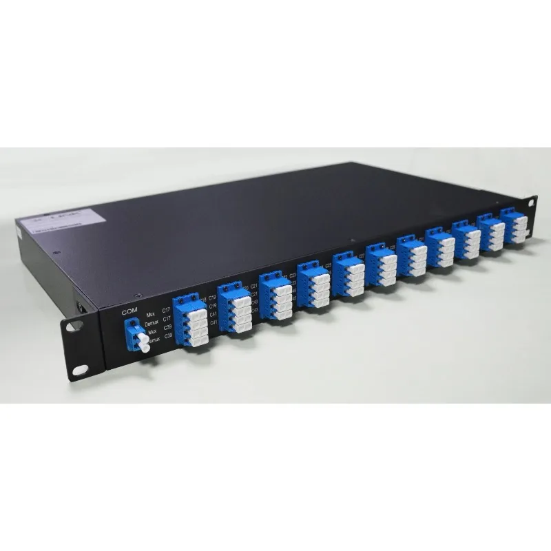 معدات dwdm 40 قناة 100 جيجا هرتز Athermal AWG Demux /Mux Module dwdm mux