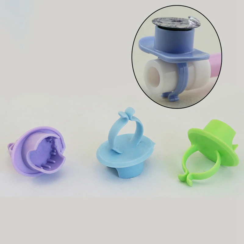 

1pcs Dental Mixing Finger Ring Bowl Cup Holder Dappen Dish Prophy Paste Rings Plastic Dentistry Medicine Handy Tool