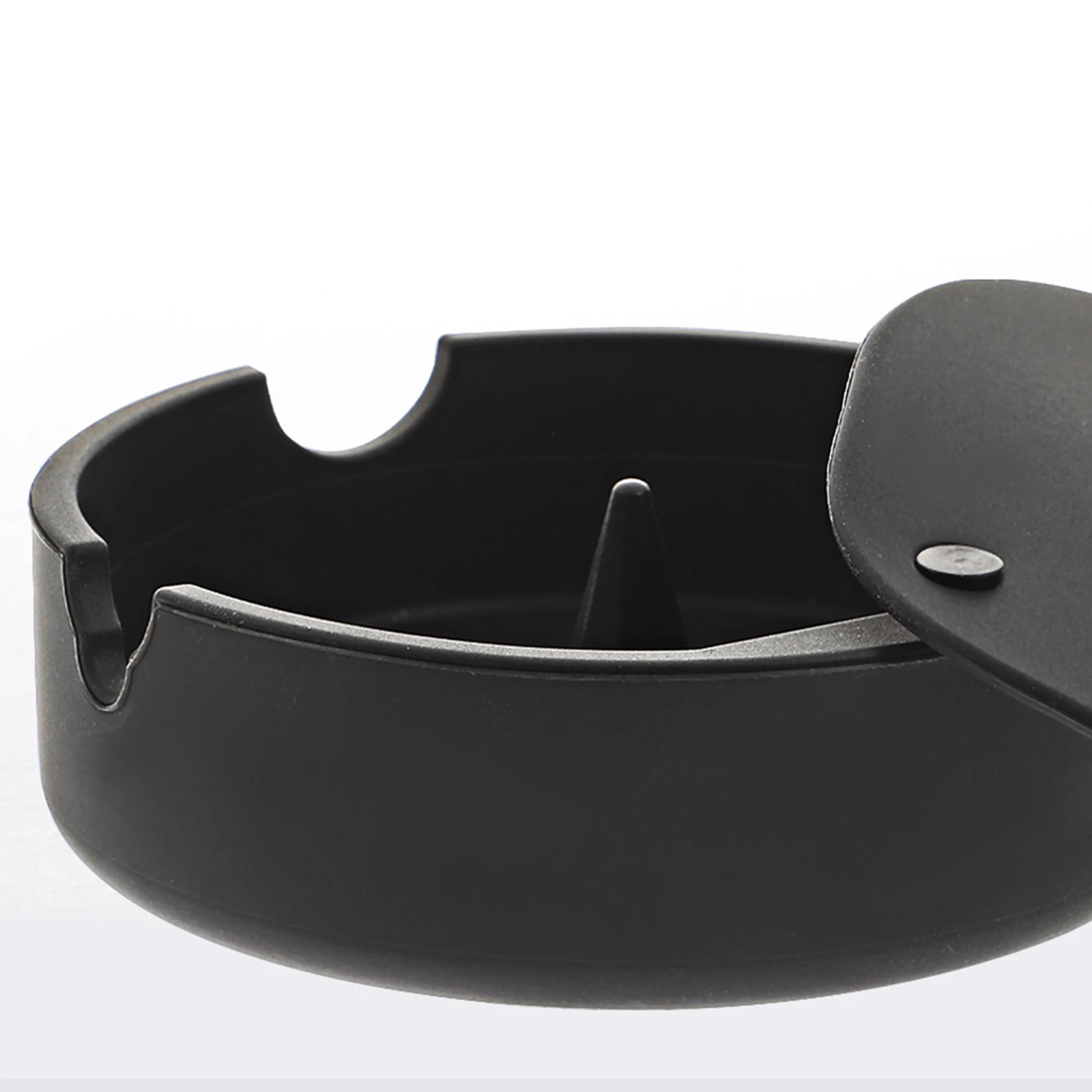 

Ashtray with Lid Silicone Soot Wear-resistant Round Living Room Colored Commercial