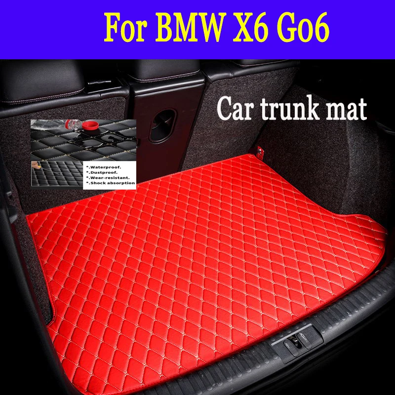 

Коврики в багажник автомобиля для BMW X6 G06 MK3 2020 2021 2022, водонепроницаемые аксессуары