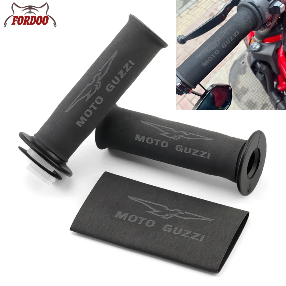 For Moto Guzzi V8S Breva 850 1100 1200 GRISO BREVA 1100 NORGE 1200 GT8V BREVA 750 V7 Heat Shrinkable handlebar Grip Glove Cover