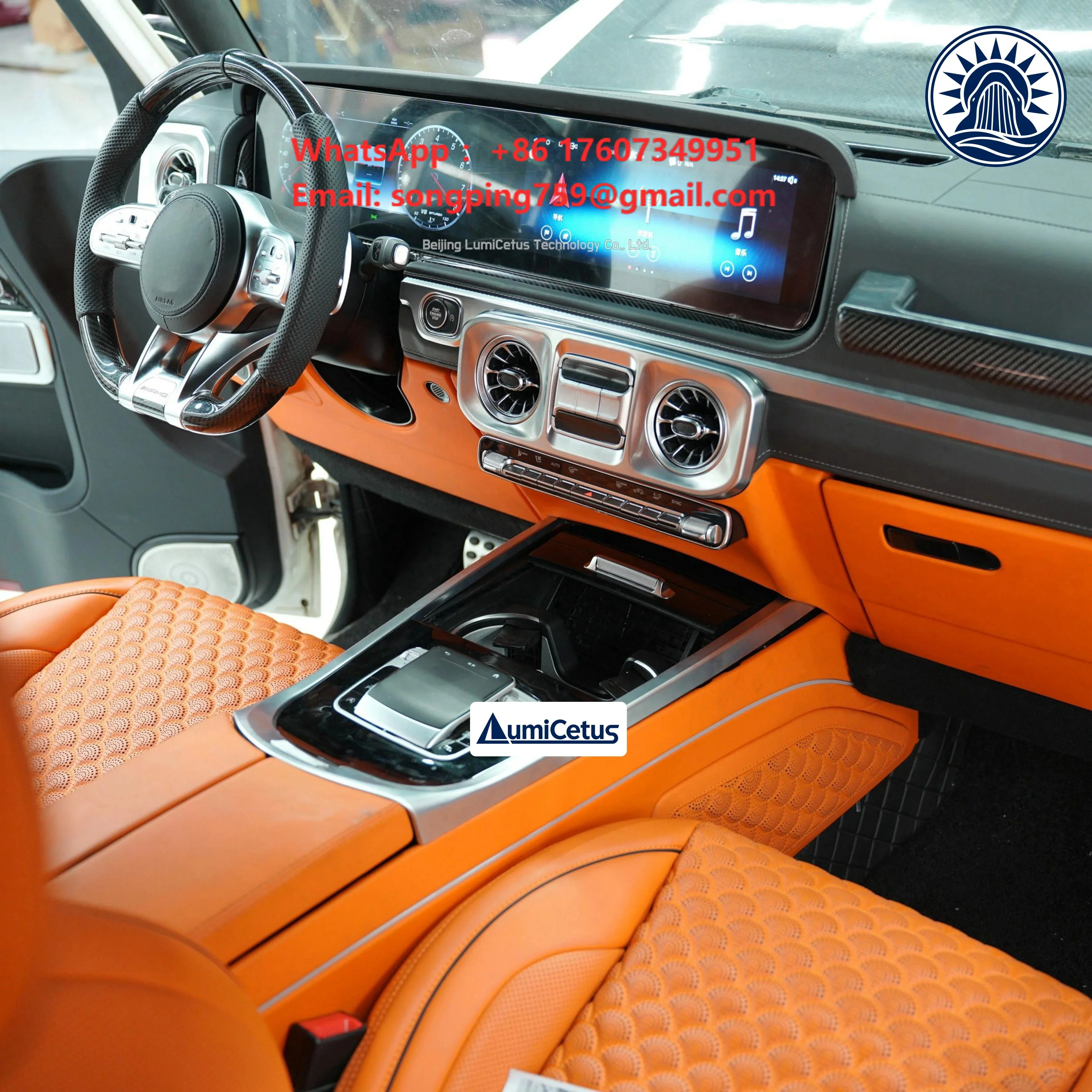 Interior Upgrade Kit for Mercedes-Benz G-Class W463/W464 Conversion to W464 Old-to-New  Interior Refit Kit