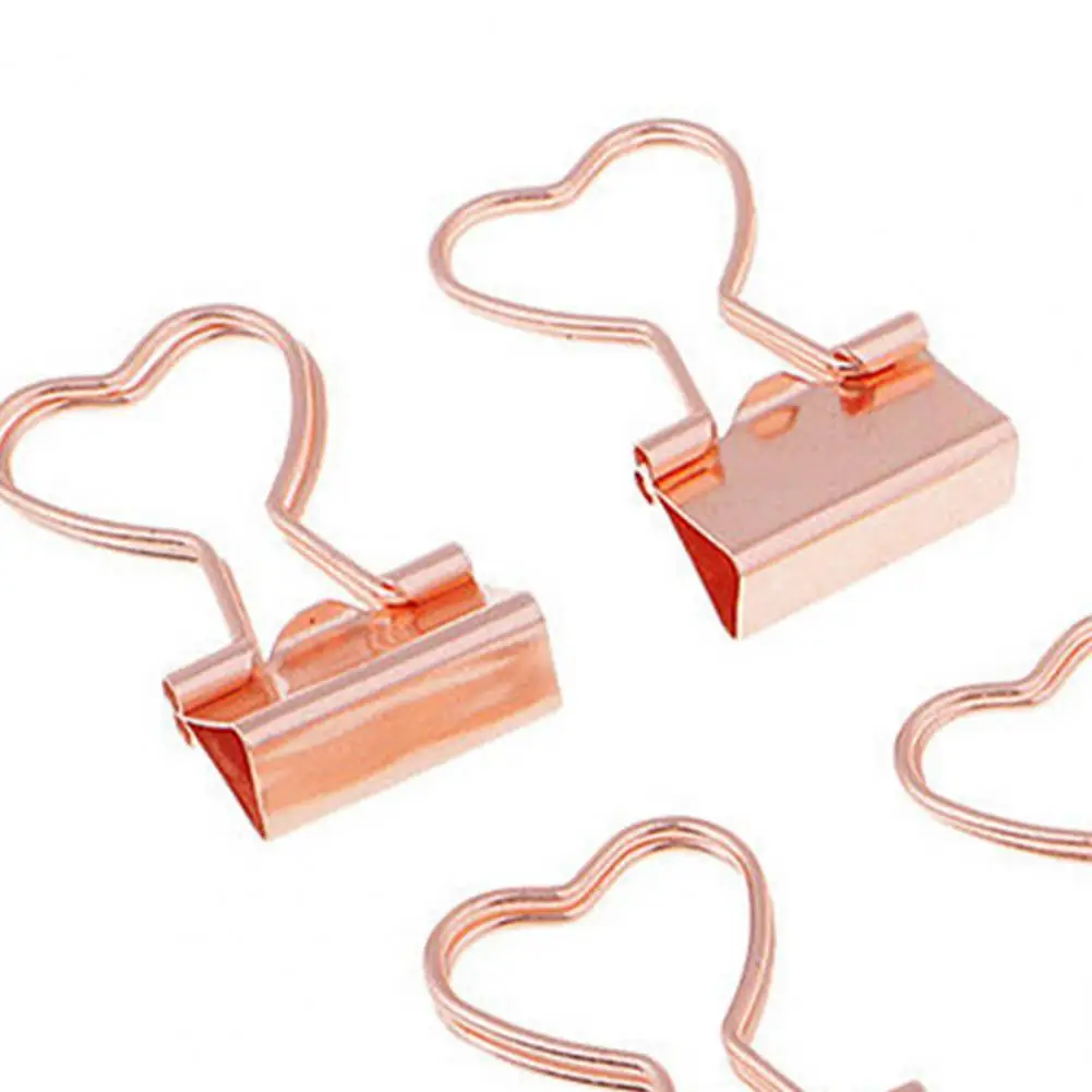 Flamingo Paper Clips 6pcs Cute Shape Metal Paper Clips Colorful Strong Clamping Binder Clamps for School Office Documents Photos