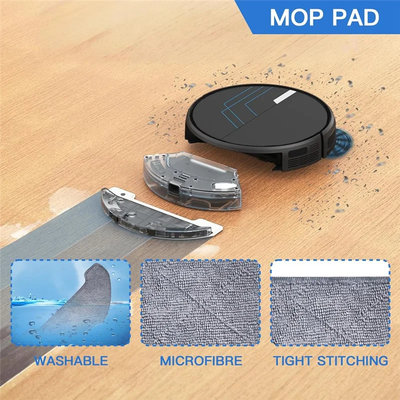 ABRW-Per Airrobo P30 Robot Aspirapolvere Spazzola laterale principale Filtro Hepa Accessori di ricambio in tessuto per mop