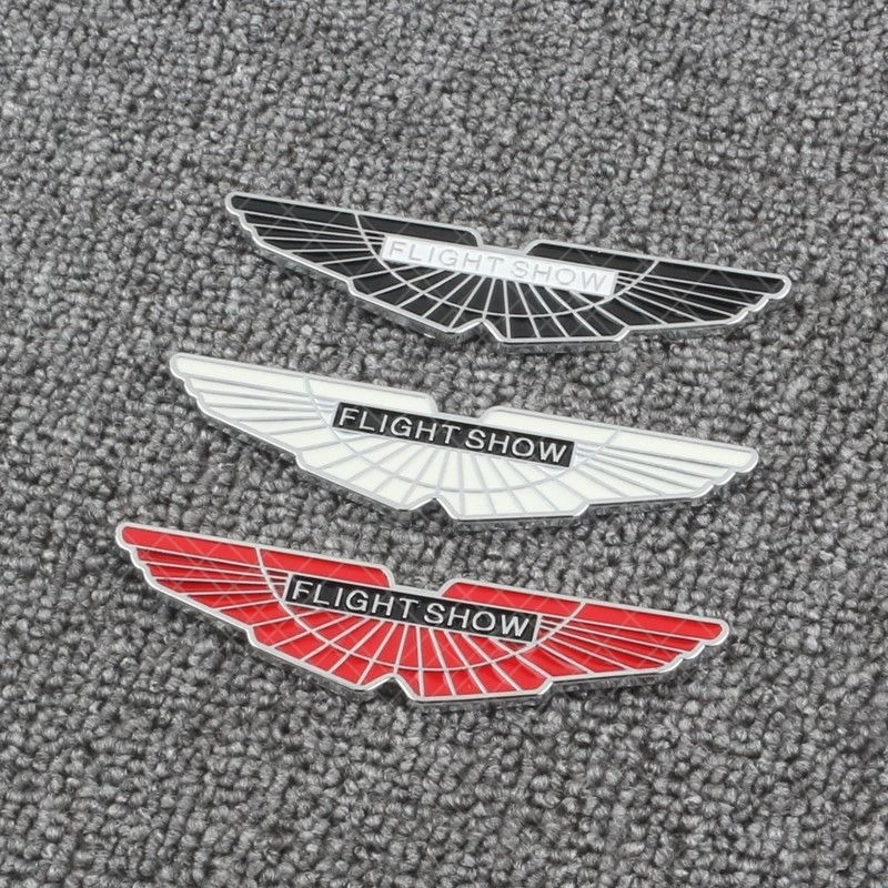 For Aston Martin AMR Cygnet DB7 DB9 GT Zagato Vantage DBS RapideS V12 3D Car Metal Logo Creative Stickers Decoration Accessories