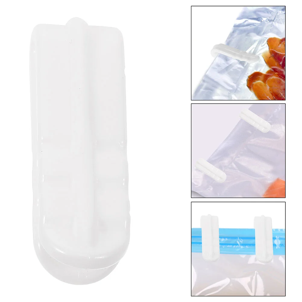 

10 Pcs Vacuum Compression Bag Side Buckle Bedding Storage Clips Zipper for Sealing Food Sealer Quilt Plastic