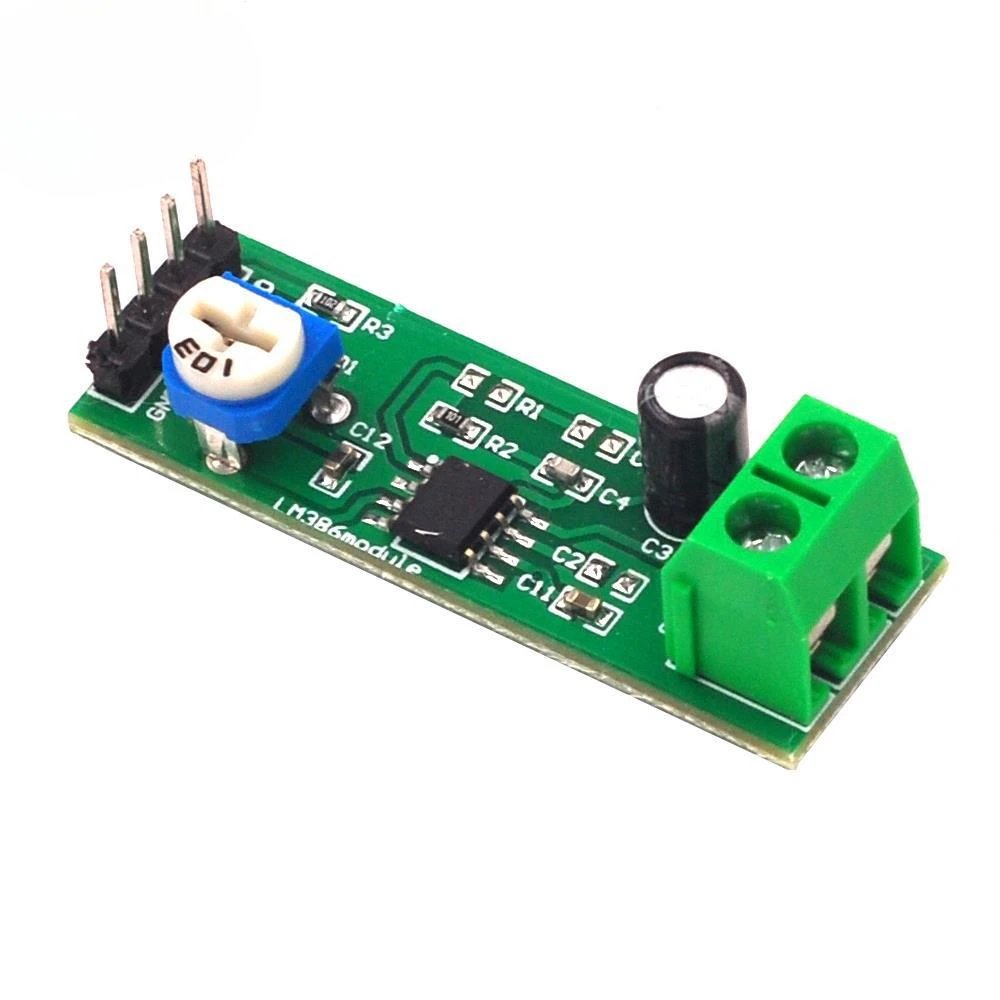 80 Pcs/pack LM386 Amplifier Board 20x Gain, Audio Power Amplifier Board, Mono, Audio, Power Amplifier Module