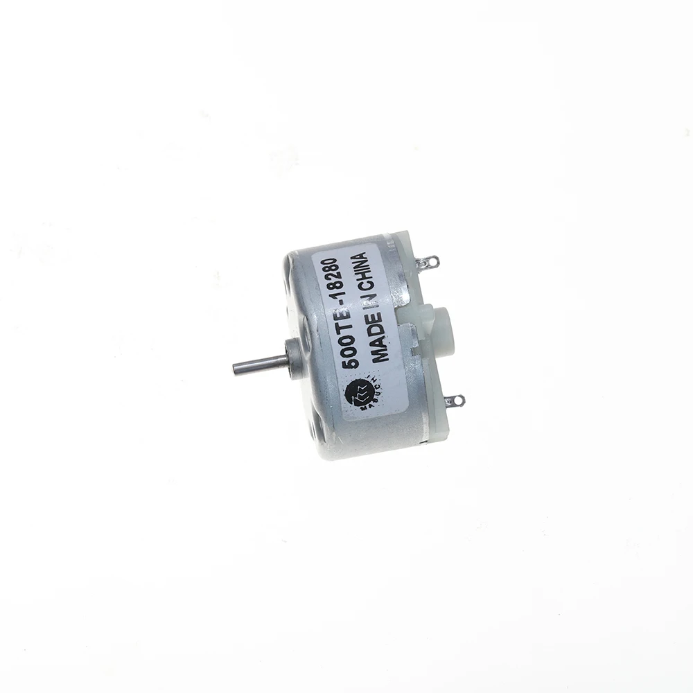 100PCS Micro 500 Motor 2mm shaft diameter DC 1.5V 3V 5V Round Motor Toy Fan Car Model Motor