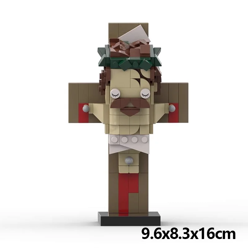 Cristianismo Bíblia Sagrada Crux Jesus Bloco de Construção Mini Figura de Ação Brinquedo