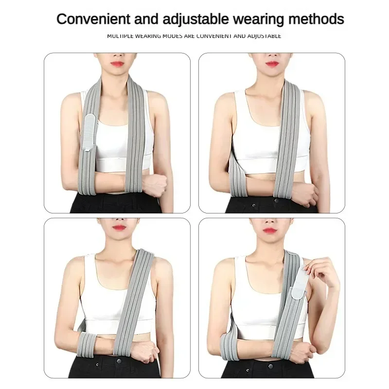 Joint Sprain Fixed Sling Arm Strap Adjustable Arm Sling Fracture Recovery Forearm Breathable Fixed Sling Shoulder SupportBracket