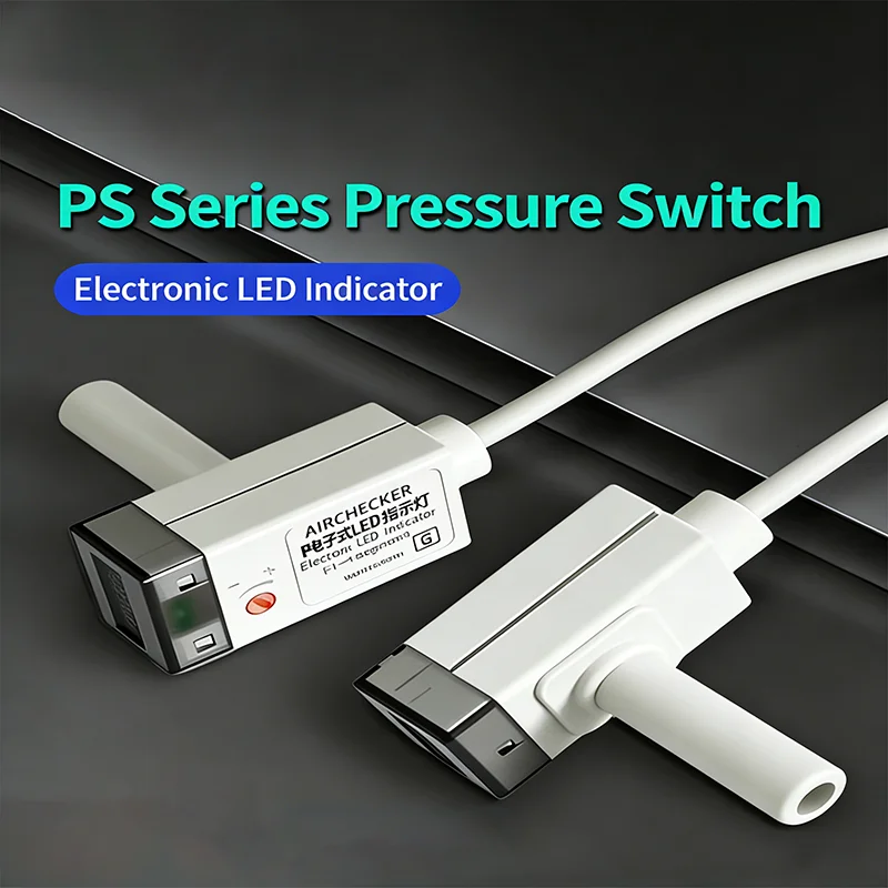 Pneumatic Vacuum Pressure Switch PS1000-R06L/R06L-Q/PS1100-R06L/R06L-Q  SMC-type Micro Electronic Sensor PS1000 Components