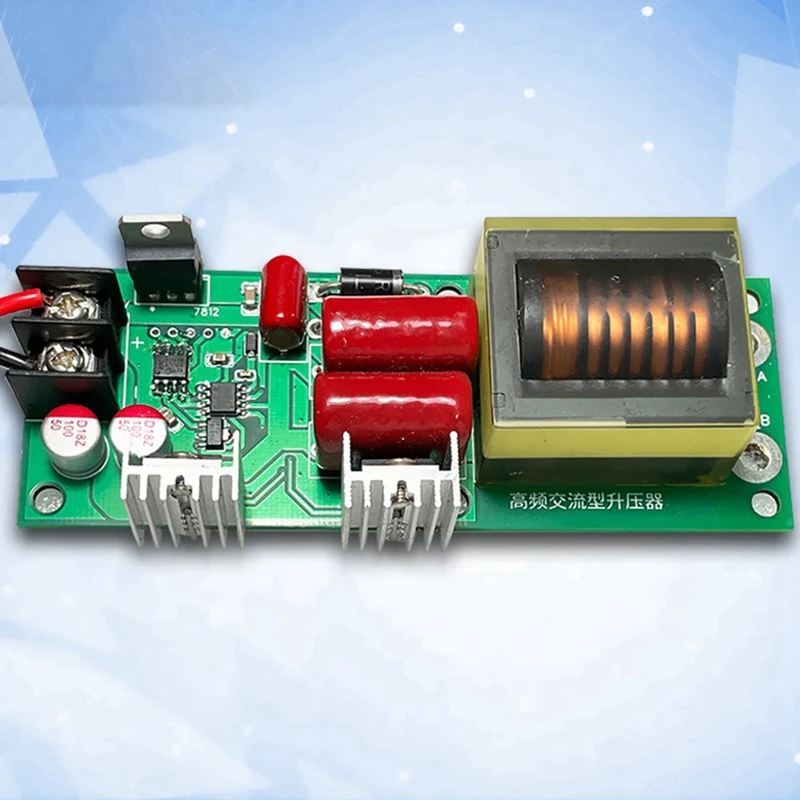 12 فولت/24 فولت إلى 1KV/2KV عالية التردد التيار المتناوب الناتج الداعم العاكس الإلكتروني وحدة الجهد العالي مضاعف مجلس سائق