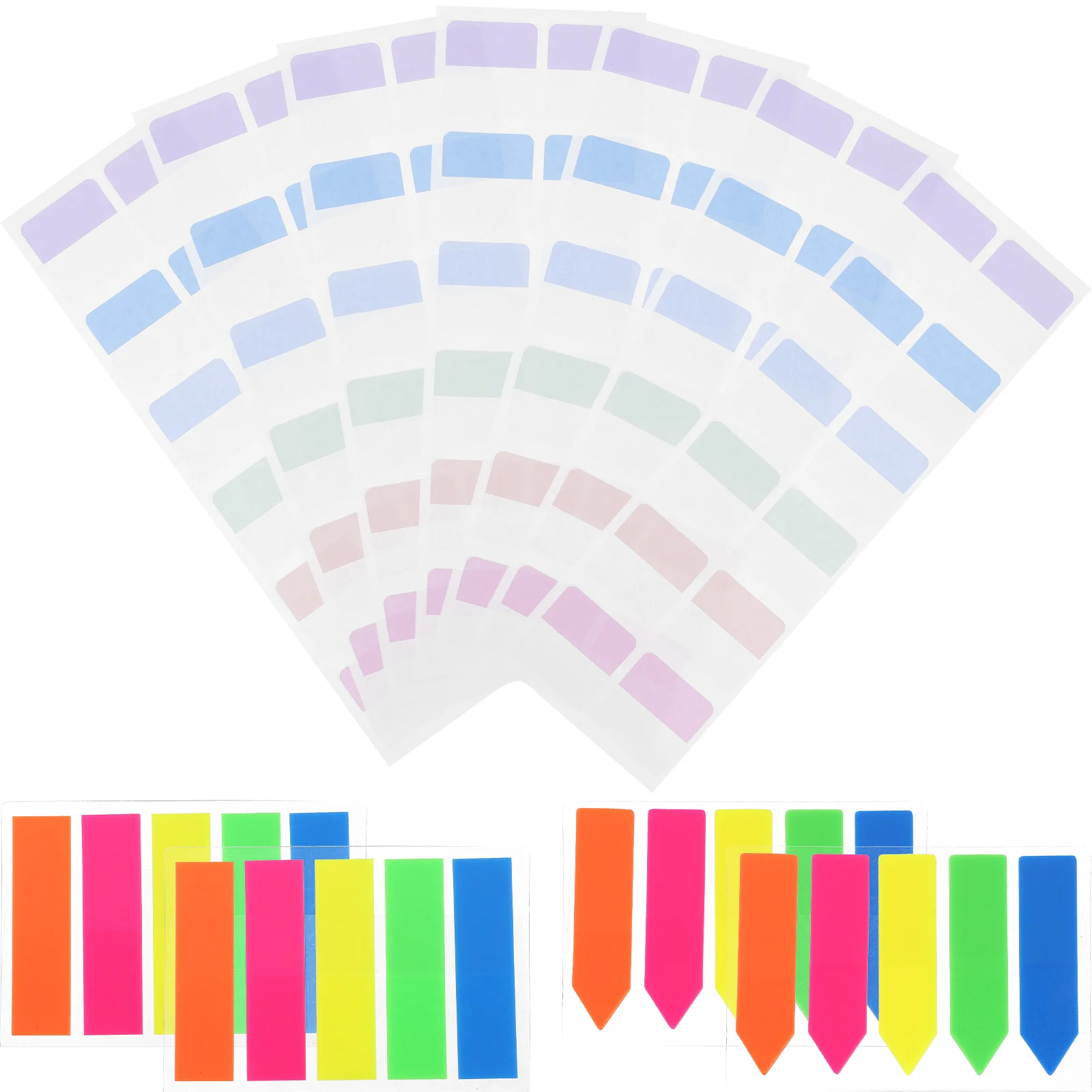 

640pcs Page Markers Page Stickers Index Tabs Index Flag Writable Tabs Reading Strips notes stickers sticky page tags