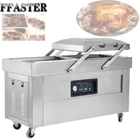Fish Airtight Packaging Machine Vacuum Packer Double Chamber Meat Vacuum Packing Machine Food Vacuum Sealer Machine Industrial