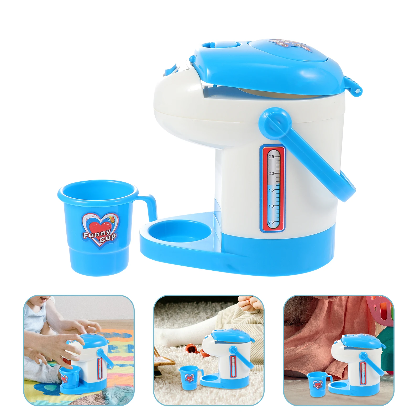 Simulation Mini Water Dispenser Simulate Fountain Creative Kids Toy Cartoon Plastic Role-playing Home Plaything Child