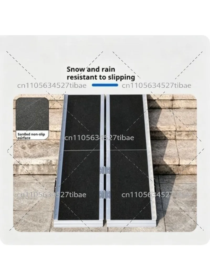 Portable Aluminum Folding Ramp 600Lbs Capacity 6ft Long 29in Wide Heavy Duty Loading Ramp for Motorcycles