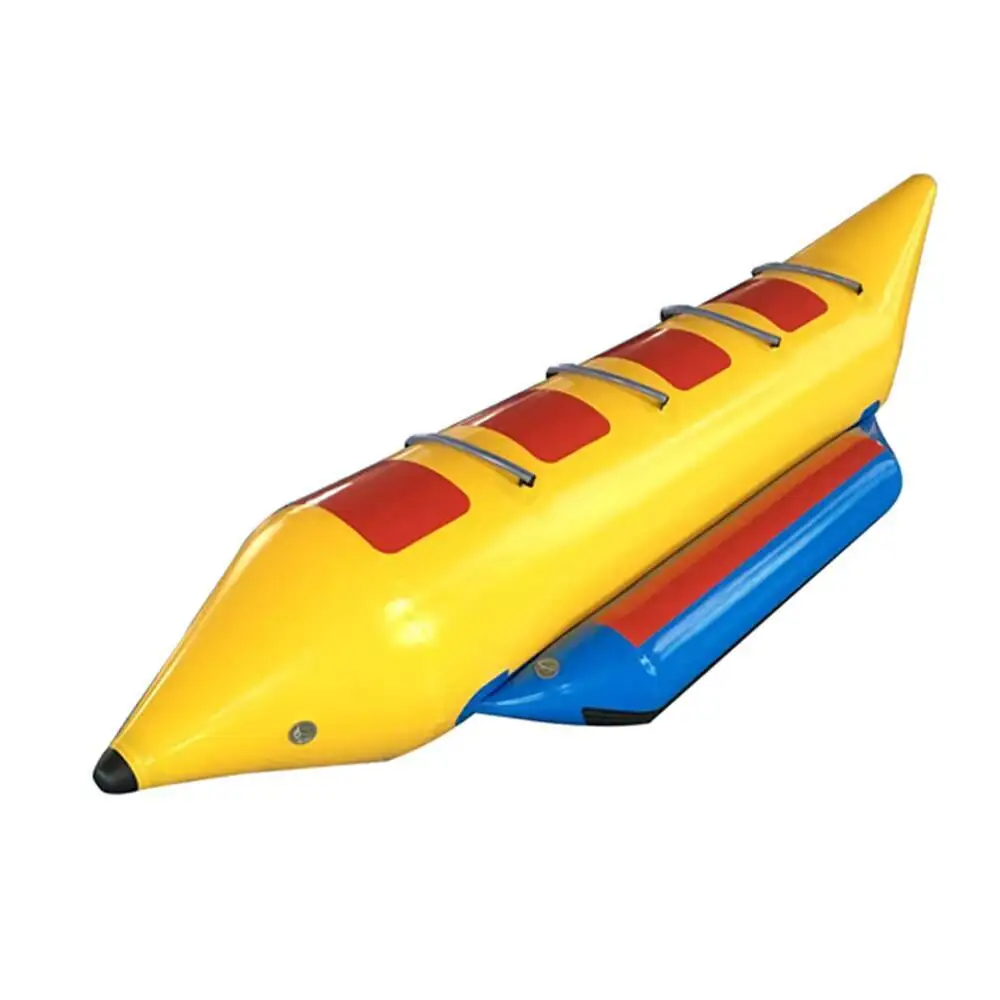 Funny Inflatable Water Park Flying Banana Boat For Sale Inflatable Flying Kids Play Boat Towable Inflatable Banana Boat