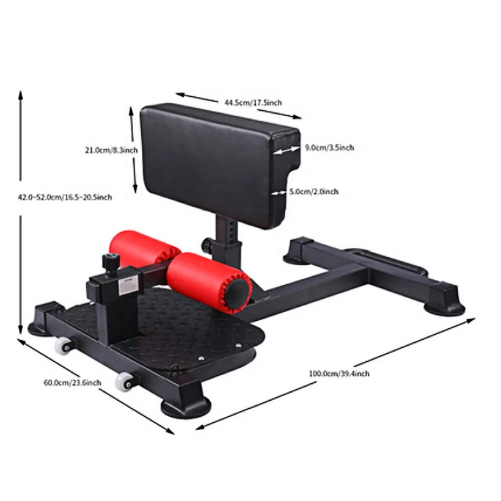 Home Gym 3-in-1 Hip Warping Device Exercise Fitness Sit up Sissy Squat Rack Machinepromote sales