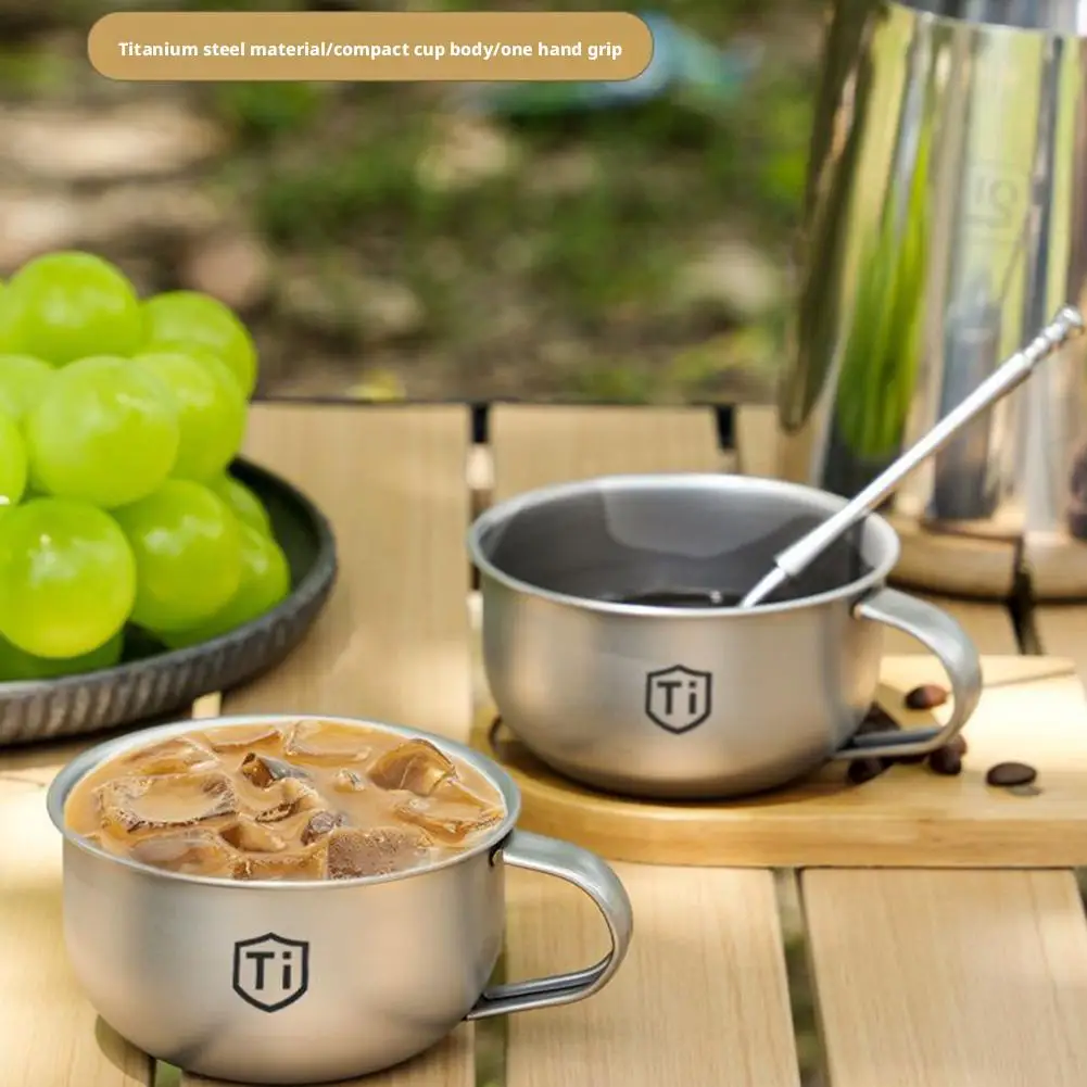 MINI Camping-Wasserbecher Tragbarer Tee-Kaffee-Becher Outdoor-Küchenausrüstung Bergsteiger-Becher 80/220ml – Detail 17