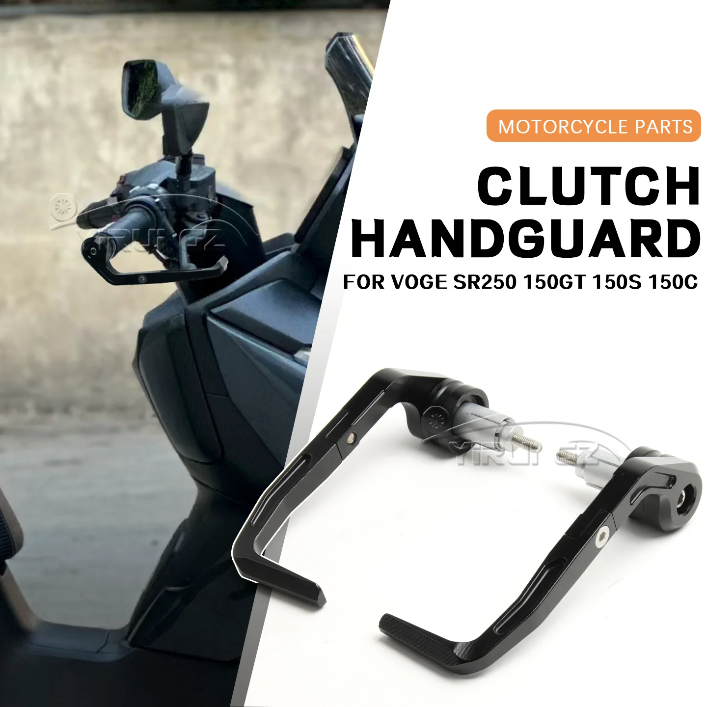 

Для VOGE SR150 250GT 150S 150C SR4 MAX Защита тормозного рычага с ЧПУ, алюминиевая защита руля 7/8 дюйма, универсальная защита руля