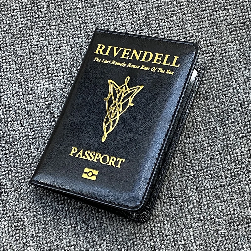 New Passport Cover Rivendell Travel Wallet Pu Leather Case for Passport