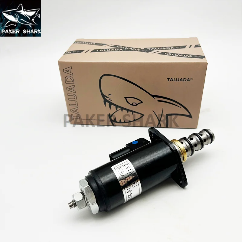 

For KOBELCO swing solenoid valve SK200-6E SK230-6E bule dot rotary solenoid valve YN35V00051F1 KWE5K-31 G24YB50