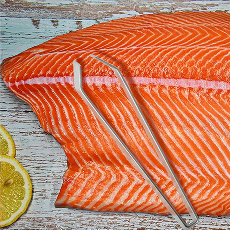 PB-1Set заколка для рыбьей кости из нержавеющей стали, заколка для волос в виде свиньи, бытовая заколка для волос, кухонный инструмент