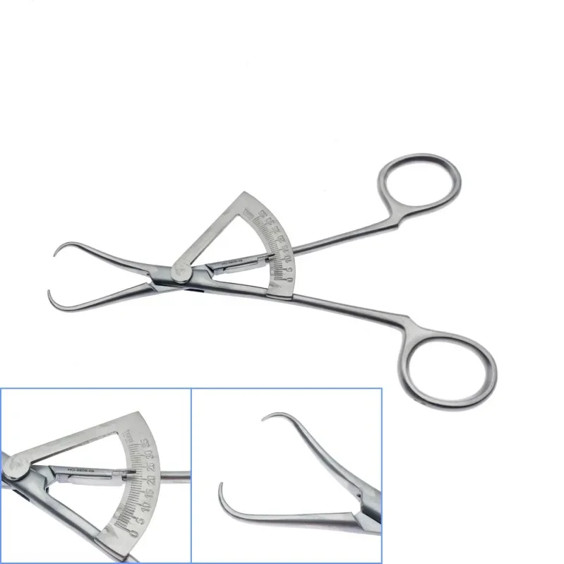 Orthopedic Reduction Forceps Small Pointed Forceps with Rule Measuring Veterinary Pet Instruments
