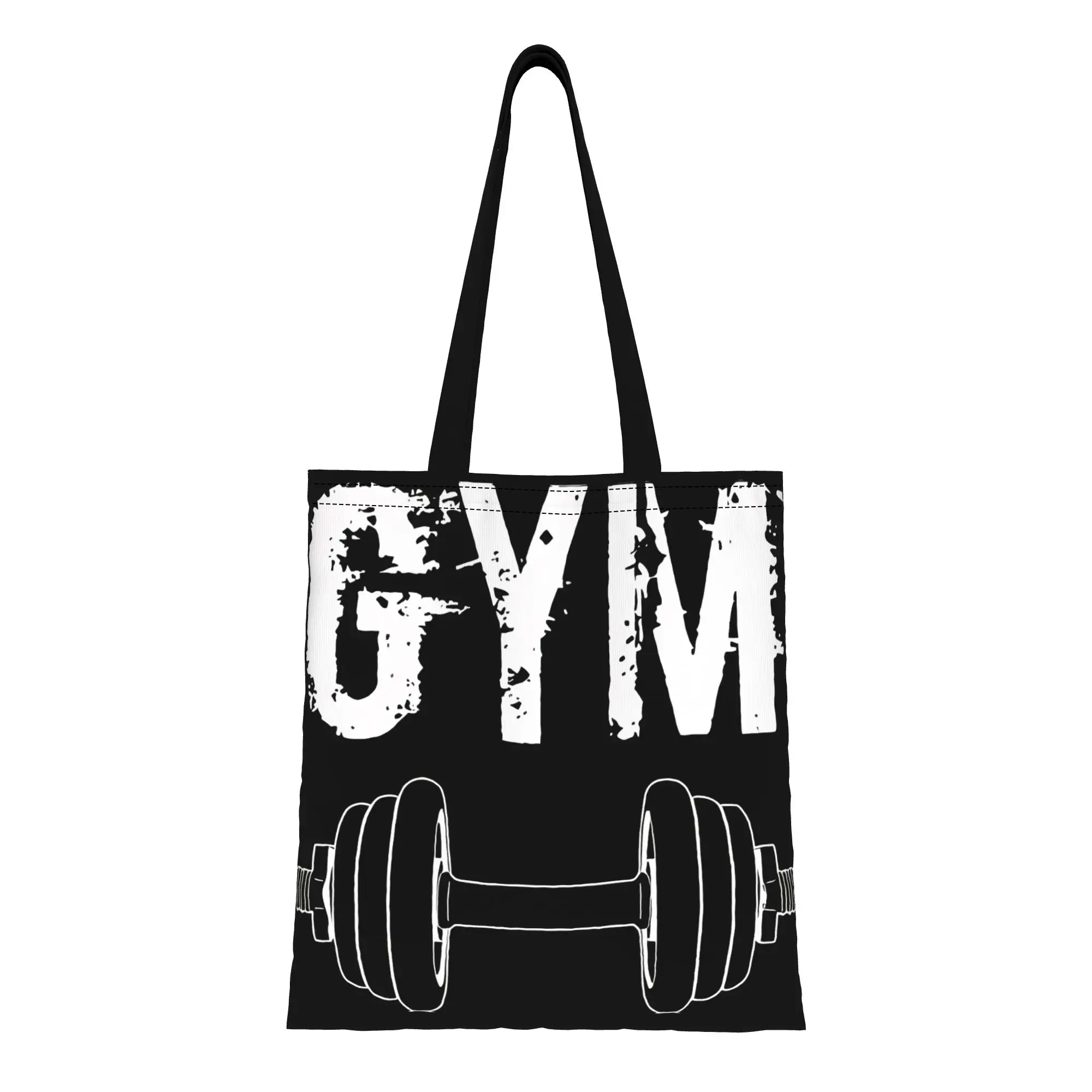 

Спортивная женская сумка-тоут из канваса для гимнастики, шопинга, путешествий и активного отдыха, прочная сумка через плечо