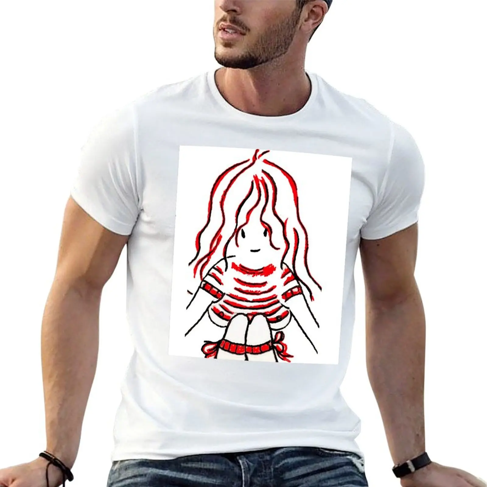 

MYLENE FARMER DRAWING T-Shirt man t shirt luxury t shirts designer man t shirt cotton T-shirt