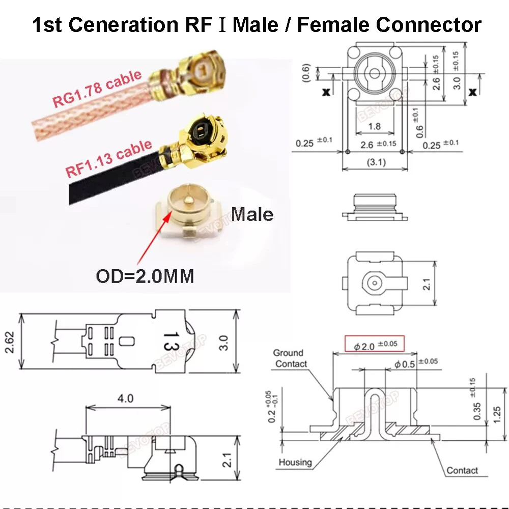 10PCS SMA Female to 3*u.FL-1Female Jack Triple Splitter Cable RF1.13 RG178 Pigtail WiFi Antenna Extension Jumper for Electronics