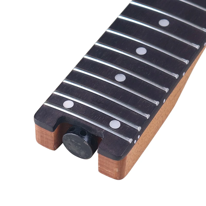 Electic Guitar Neck Headless Roasted Canada Maple 24 Frets 5.6cm Width Rosewood Fingerboard For 6 String Travel Guitars