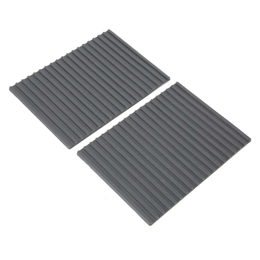 2pcs Professional Rubber Material Watch Repairing Mat Black Color Watchmakers Mat Anti Slip Mat Tool Table