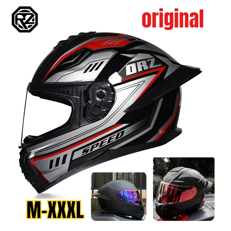 

ORZ Motorcycle Helmet Double Lens Casco Para Motocicleta Full Face Motocross Men's and Women's Motorcycle Flip Face Helmet Шлем