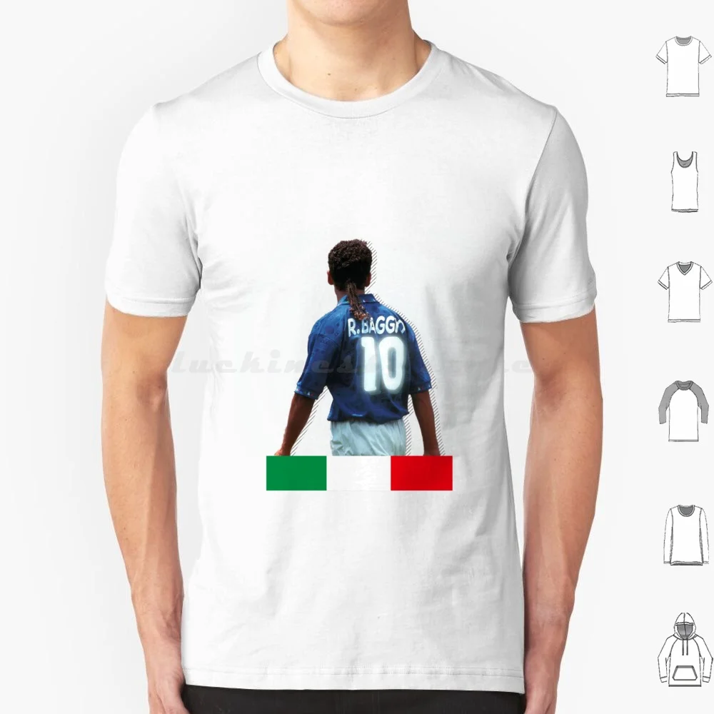 Roberto Baggio T Shirt Cotton Men Women DIY Print Football Baggio Italy Soccer Roberto Baggio Roberto Calcio Italia Brescia